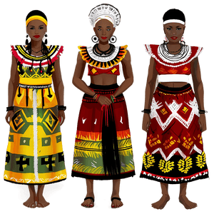 African Traditional Clothing PNG 06112024 PNG image with transparent background