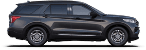 Agate Black - 2020 Ford Explorer Iconic Silver, HD Png Download PNG image with transparent background