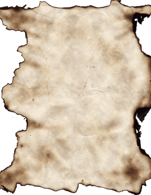 Aged Burnt Paper Texture PNG image with transparent background