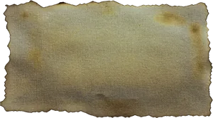 Aged Burnt Paper Texture PNG Image