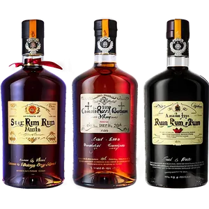 Aged Rum Collection Png 06212024 PNG Image