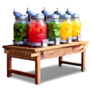 Aguas Frescas Beverage Station Png 90 PNG Image