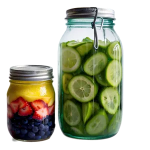 Aguas Frescas In Mason Jars Png 23 PNG Image