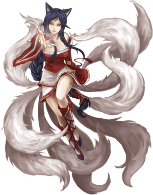 Ahri From League Of Legends Png Image - League Of Legends Ahri Render, Transparent Png PNG with transparent background