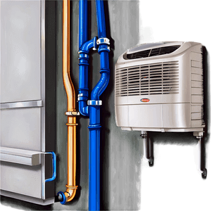 Air Conditioning Plumbing PNG lav PNG image with transparent background
