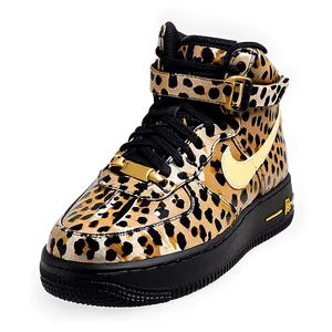 Air Force 1 Leopard Print Png Cuj PNG Image