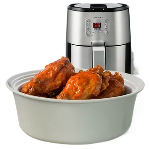 Air Fryer Buffalo Wings Png Iti35 PNG Image