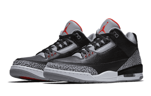 Air Jordan 3 Black Cement 2018, HD Png Download PNG image with transparent background