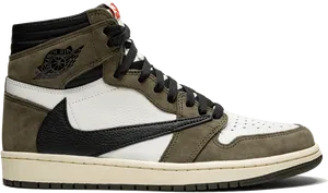 Air Jordan1 Retro High Sneaker PNG Image