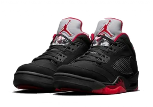 Air Jordan5 Retro Sneakers PNG Image