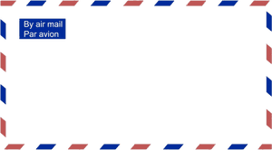 Air Mail Envelope Border Design PNG