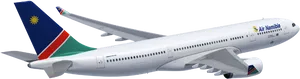 Air Namibia Aircraftin Flight PNG Image