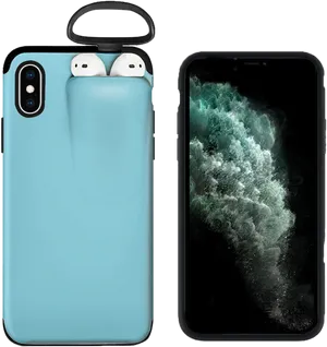 Air Podsin Casewithi Phone11 PNG Image