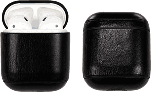 Leather Cases - Black Leather Airpod Case, HD Png Download PNG image with transparent background