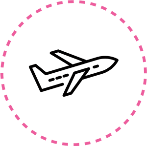 Travel Icon Png Pink, Transparent Png PNG with transparent background