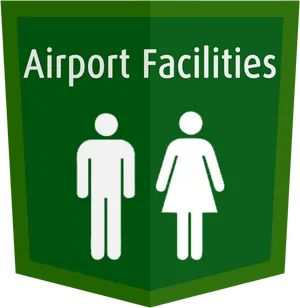 Airport Gender Signage Facilities PNG Image