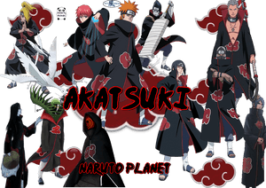 Akatsuki - Naruto Pillow PNG image with transparent background