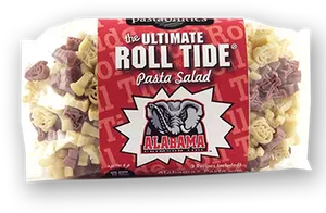 Alabama Roll Tide Pasta Salad Package PNG Image