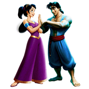 Aladdin and Jasmine PNG 4 PNG image with transparent background