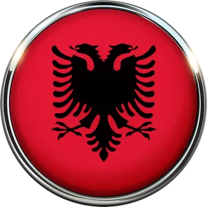 Albanian Eagle Emblem PNG Image