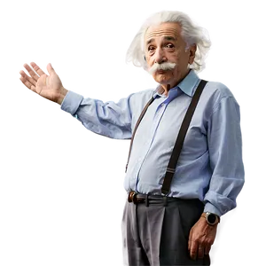 Albert Einstein Famous Pose Png Gdd PNG Image