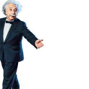 Albert Einstein In Suit Png 06122024 PNG Image