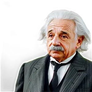 Albert Einstein In Suit Png 06122024 PNG Image