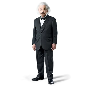 Albert Einstein In Suit Png 06122024 PNG Image