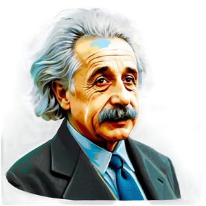 Albert Einstein Pop Art Png Mlh68 PNG Image