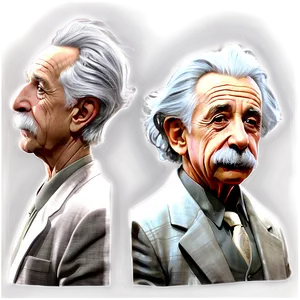 Albert Einstein Profile View Png Pgs PNG Image