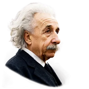 Albert Einstein Profile View Png Wle PNG Image