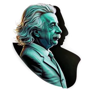 Albert Einstein Profile View Png Ynt80 PNG Image