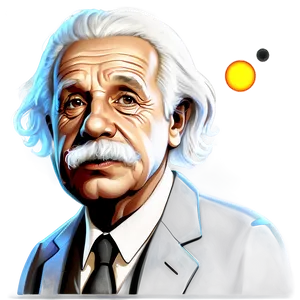 Albert Einstein Theory Illustration Png Cpl PNG Image