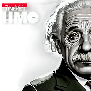 Albert Einstein Time Magazine Cover Png 06122024 PNG Image