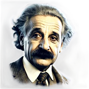 Albert Einstein With Mustache Png 06122024 PNG Image