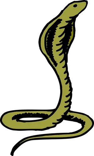 Alert Cobra Illustration PNG Image