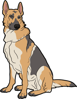 Clipart German Shepherd Dogs, HD Png Download PNG image with transparent background