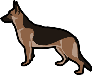 Old German Shepherd Dog Clipart , Png Download - Clipart German Shepherd Dog, Transparent Png PNG image with transparent background