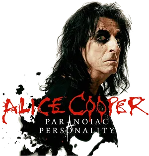 Alice Cooper Paranoiac Personality PNG Image