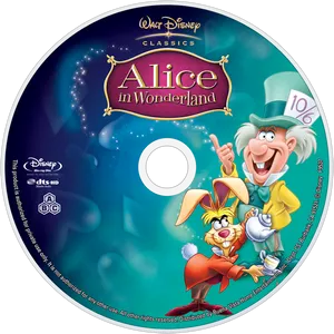 Alicein Wonderland D V D Cover Art PNG Image