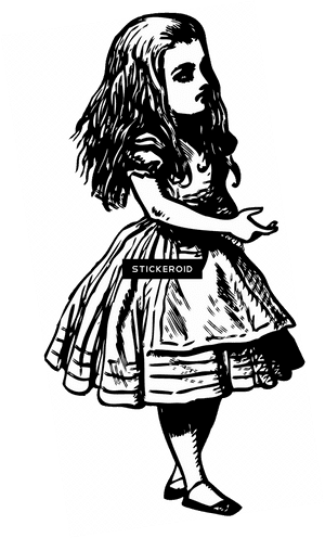 Alice In Wonderland Vintage Png Transparent Background - Alice In Wonderland Transparent, Png Download PNG with transparent background