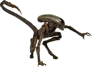 Alien Creature Profile PNG Image