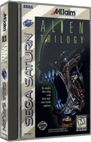 Alien Trilogy Sega Saturn Game PNG Image