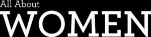 All About Women Text Logo PNG