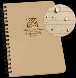 All Weather Notebook Water Resistant PNG image with transparent background