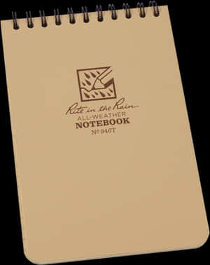 Transparent Spiral Notebook Png - Rite In The Rain Top Spiral Notebook, Png Download PNG image with transparent background