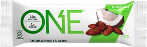 One Bars Almond Bliss Protein Bar - One Protein Bar Coconut, HD Png Download PNG image with transparent background