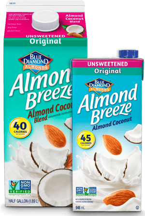 Unsweetened Almond Coconut Milk - Blue Diamond Almond Coconut Milk, HD Png Download PNG image with transparent background