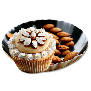 Almond Cupcakes PNG ueq47 PNG with transparent background