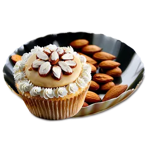 Almond Cupcakes Png Ueq47 PNG Image